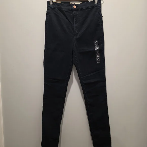 ✨ 3 for $15 SALE ✨Garage Women's dark Blue Ultra High Rise Skinny Jeans - NWT - Picture 1 of 8